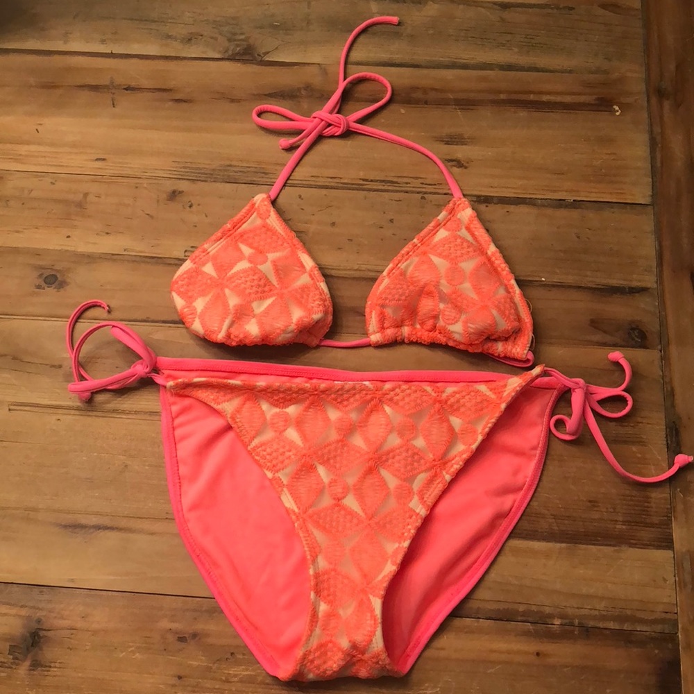 Peach bikini